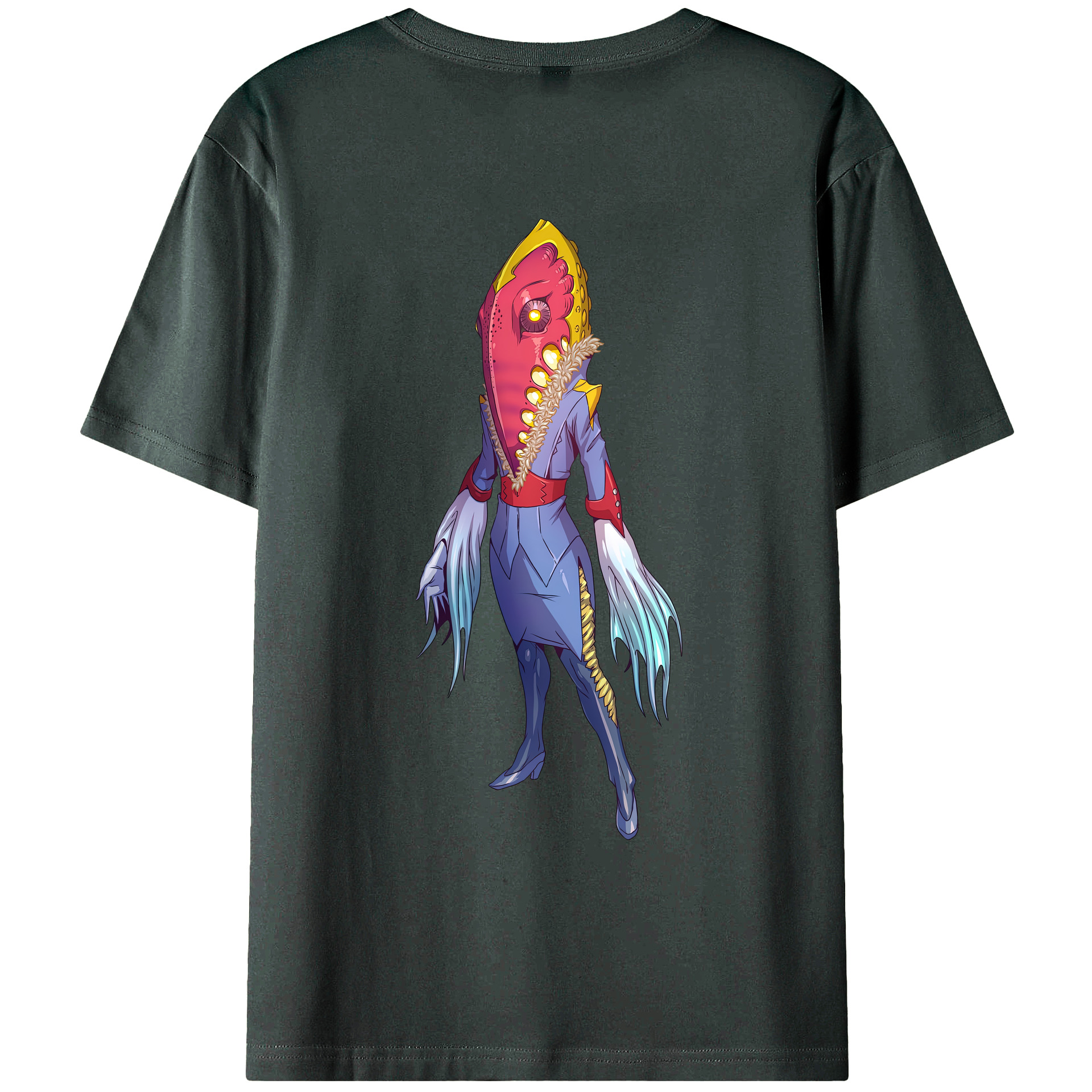 （画像用） ウルトラマン Ultraman 綿100％ メンズ半袖Tシャツ（バックプリント） 通気性